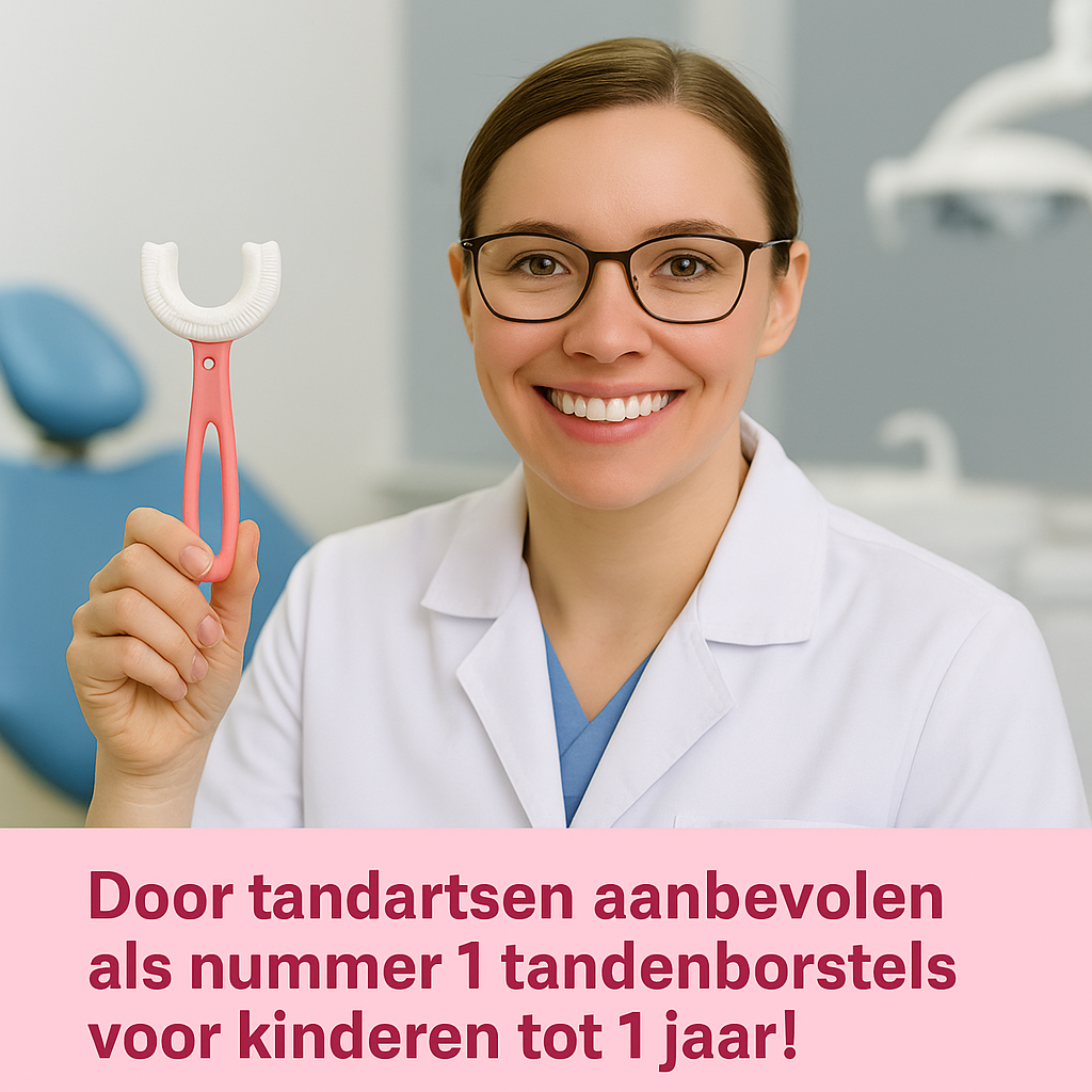 TinyTwist U-Vormige Siliconen Tandenborstel