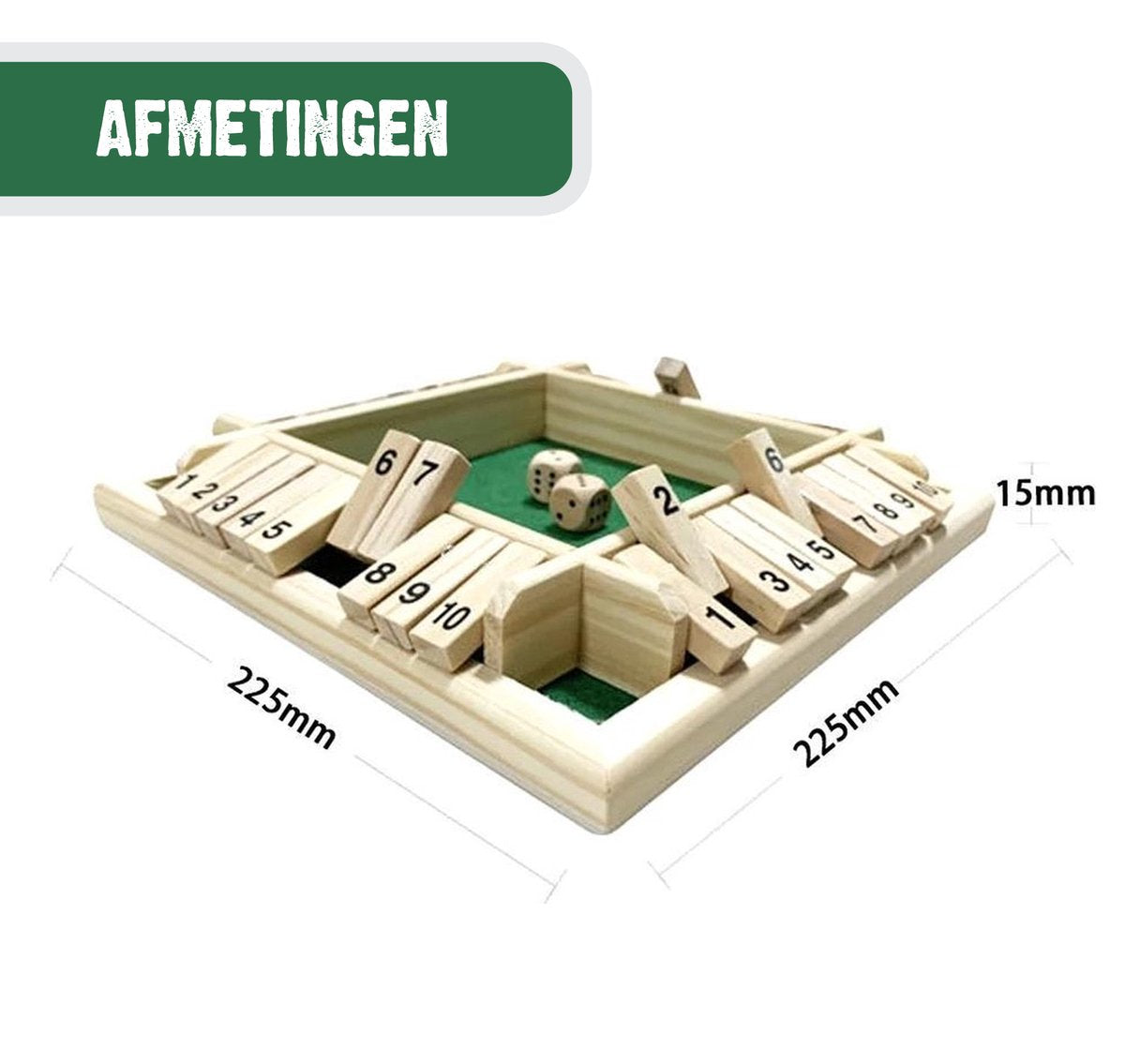 Shut the Box Dobbelspel