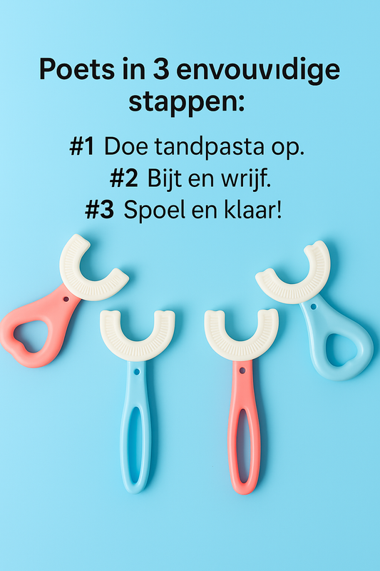 TinyTwist U-Vormige Siliconen Tandenborstel