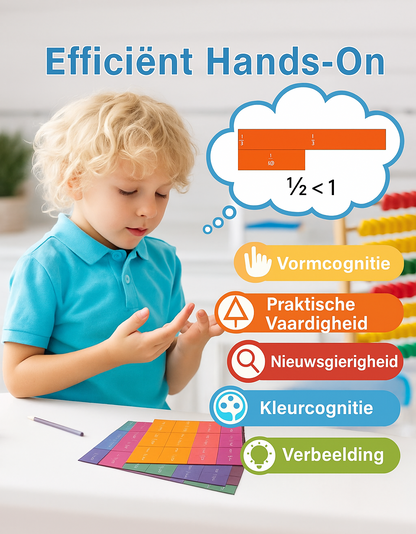Magnetische Montessori Breuken Puzzel